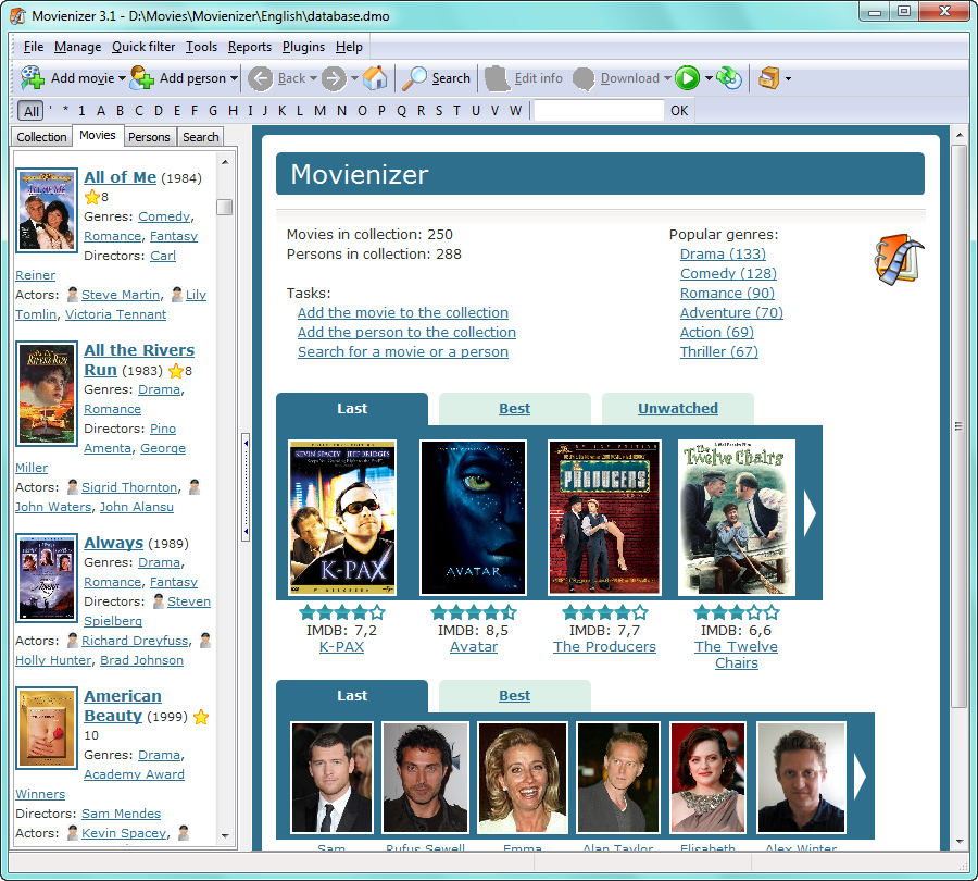 Windows 7 Movienizer Portable 10.3 B620 full