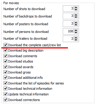 Download complete cast and crew lists