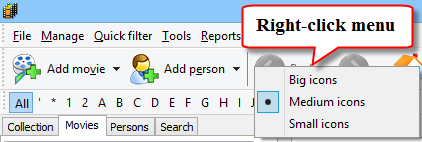 Size of toolbar icons