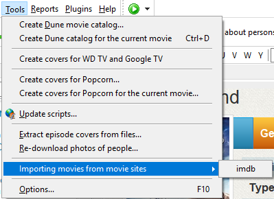 Import movie lists from IMDb
