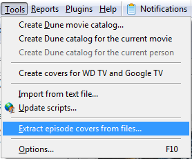 Extract episode covers from video files