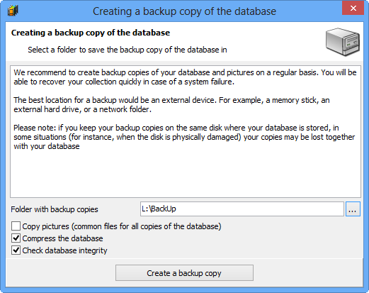 Create a backup