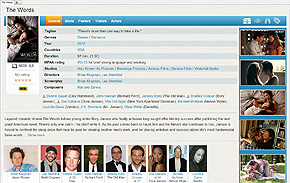 Movie page, Breeze Interface