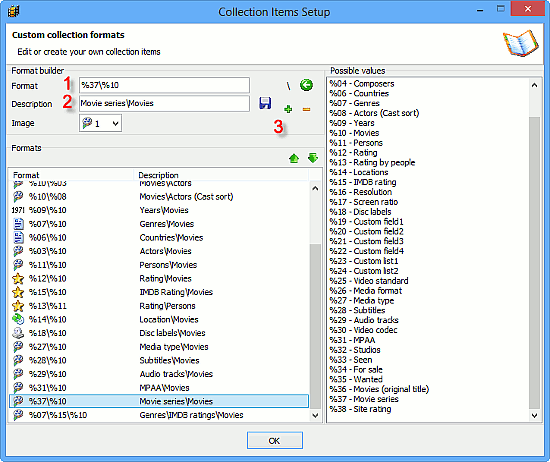 Customize sorting methods