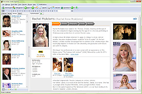 Person page, Orange Interface